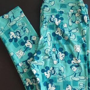 Lularoe Disney Leggings mickey mouse ONE SIZE NWT